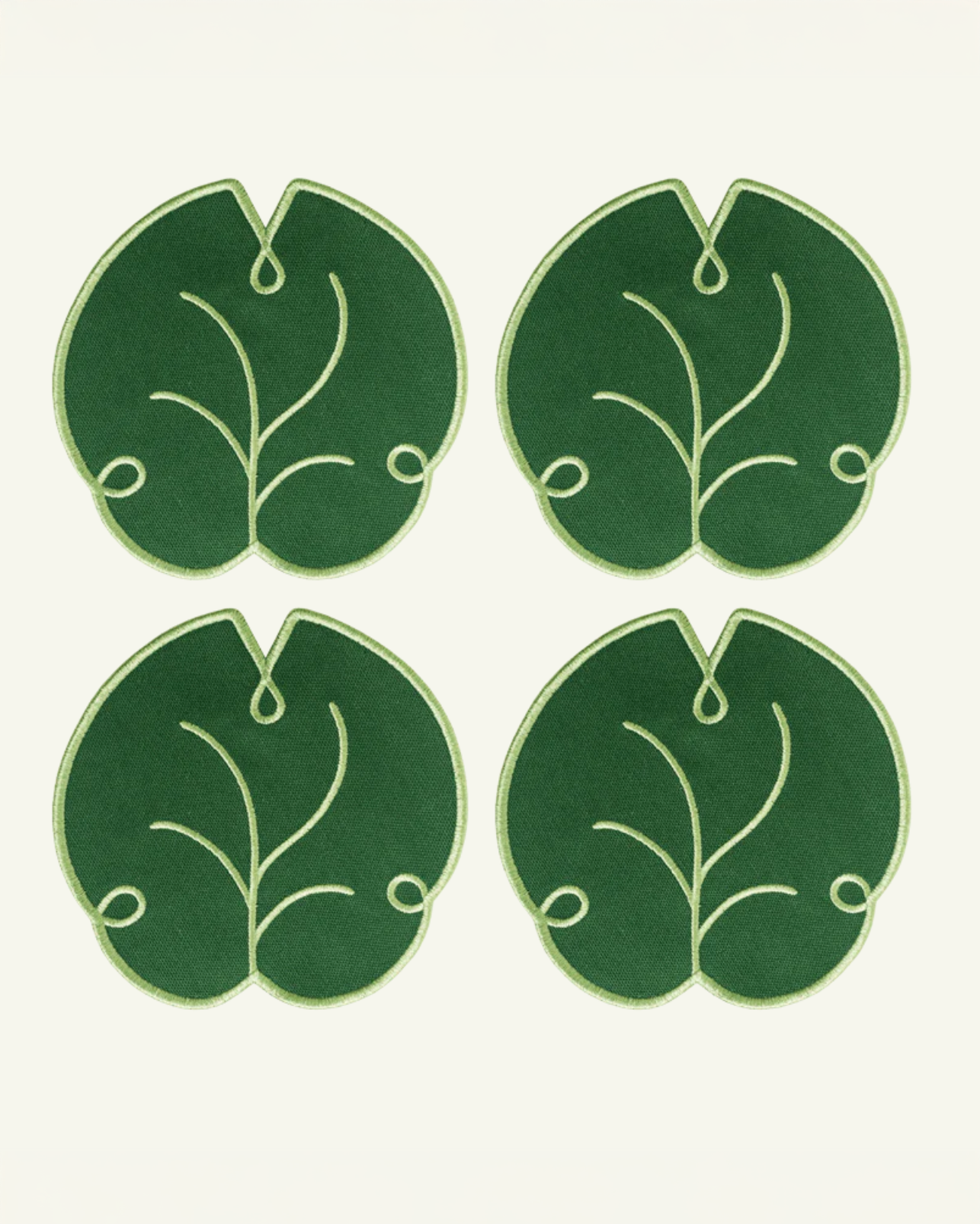 Swan Placemats and Lily Coasters