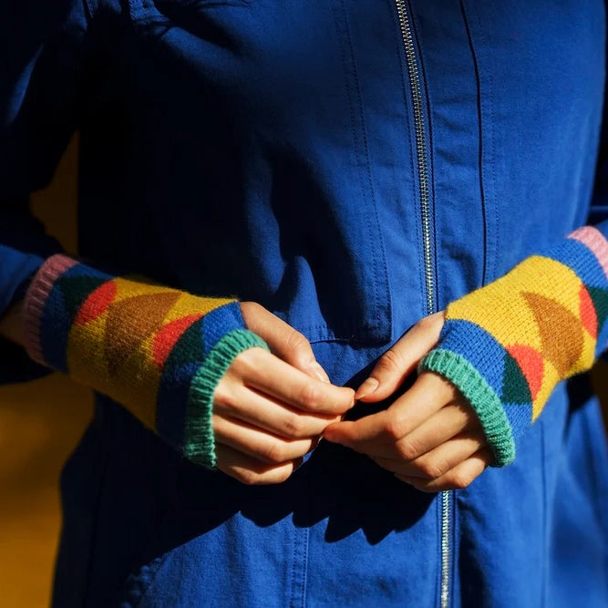 Donna's wrist warmers