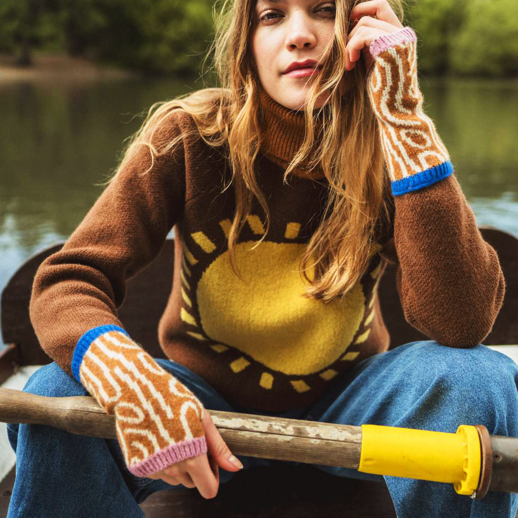 Donna's wrist warmers