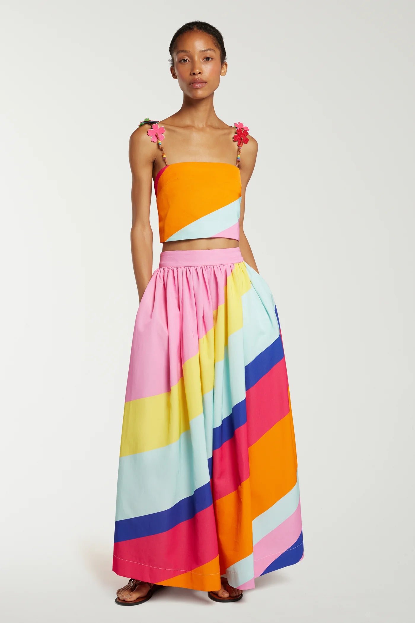 Stripe Maxi Skirt & Top