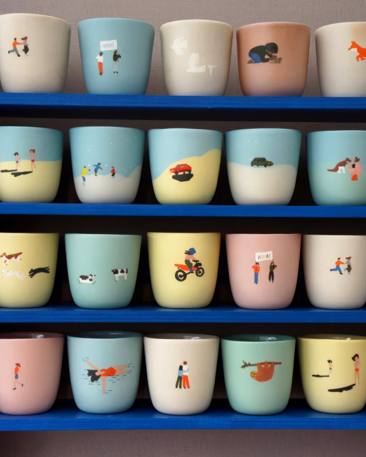 Little People Hand-Painted Ceramics by Top Top