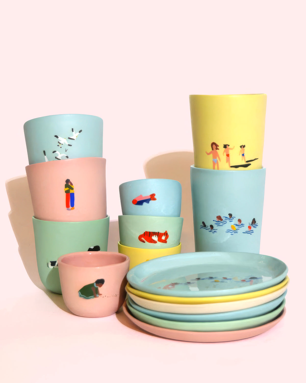 Little People Hand-Painted Ceramics by Top Top