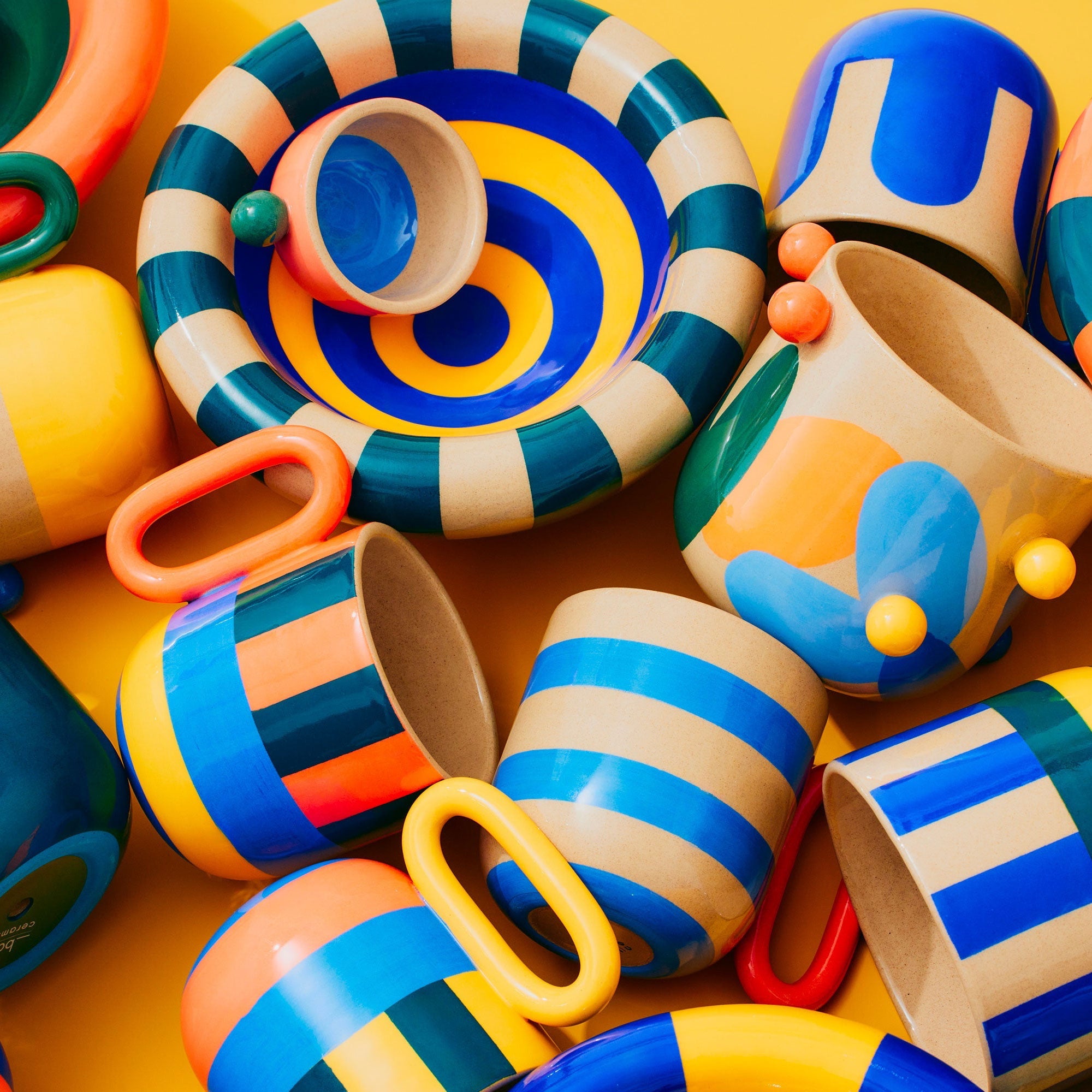 The Stripe Ceramics Family