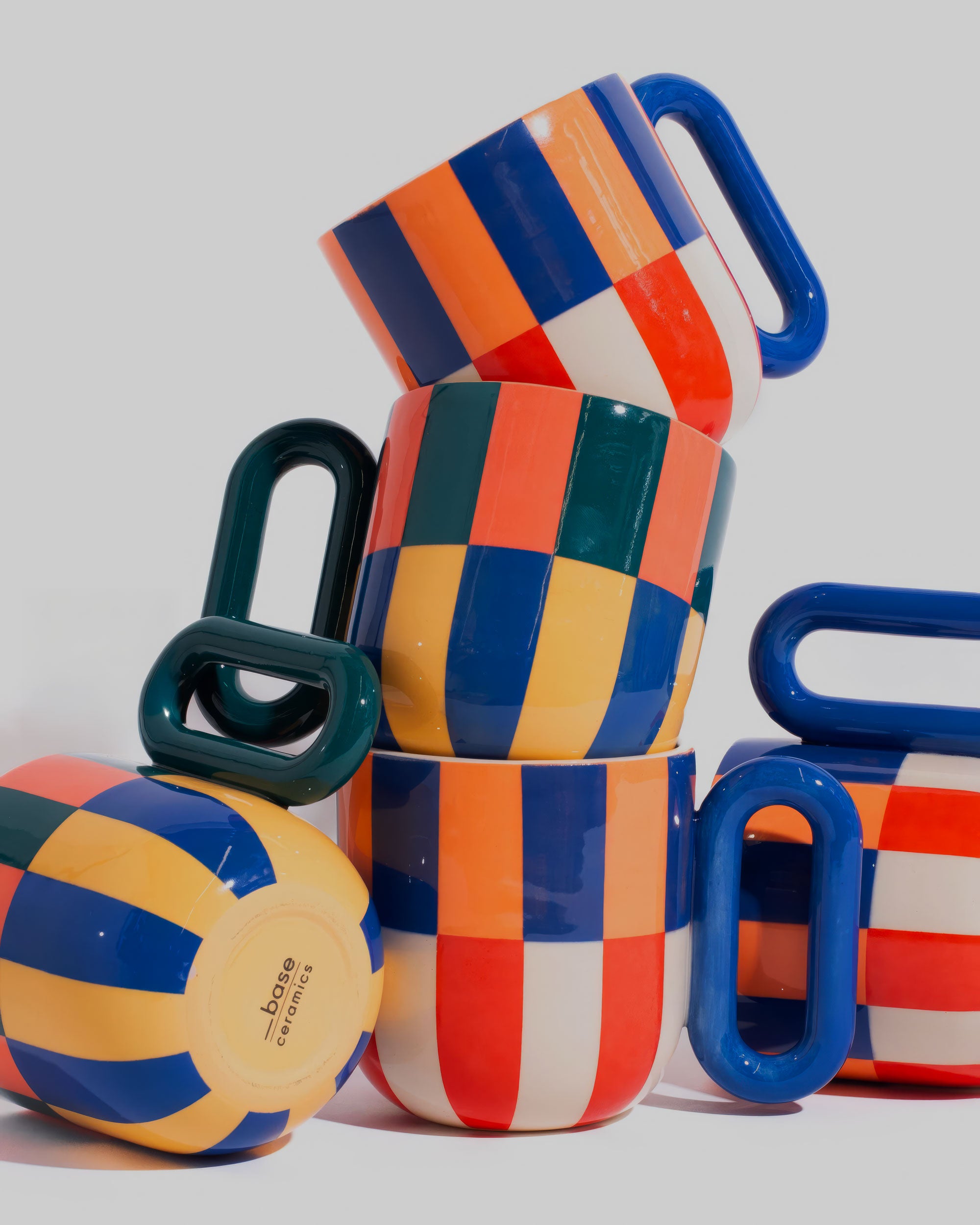 Multicolour Stripes Ceramics by Catalina Parra - Base Ceramics