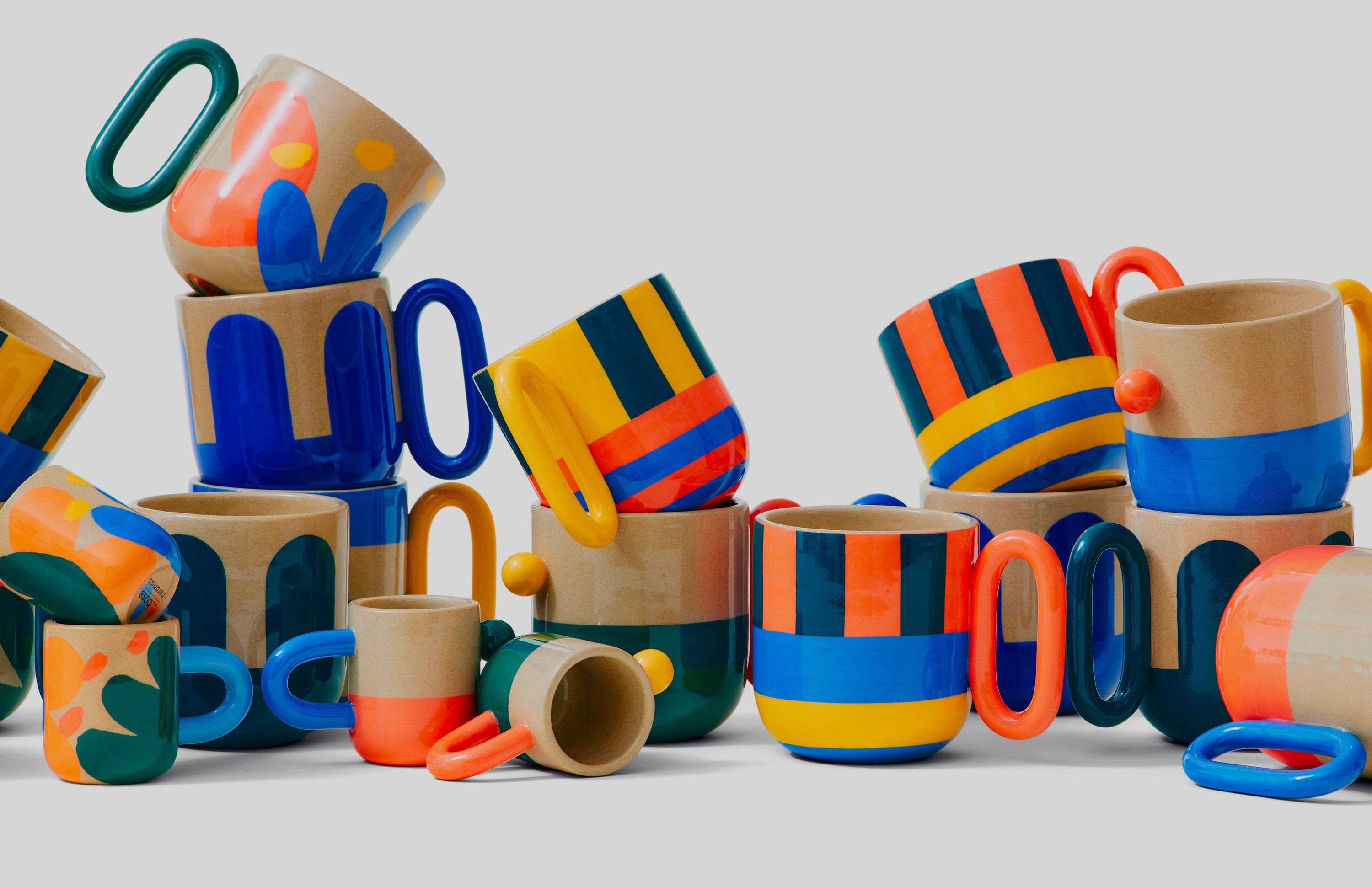 Solid, Stripes & Jungle Mugs