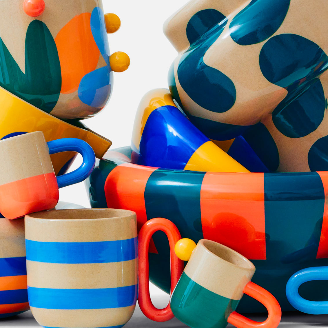 Solid, Stripes & Jungle Mugs