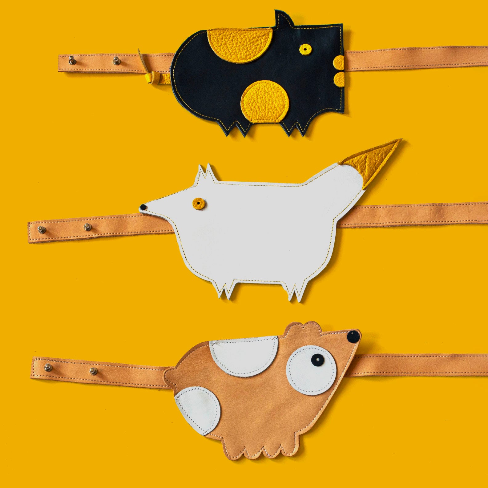 Animal belt bags
