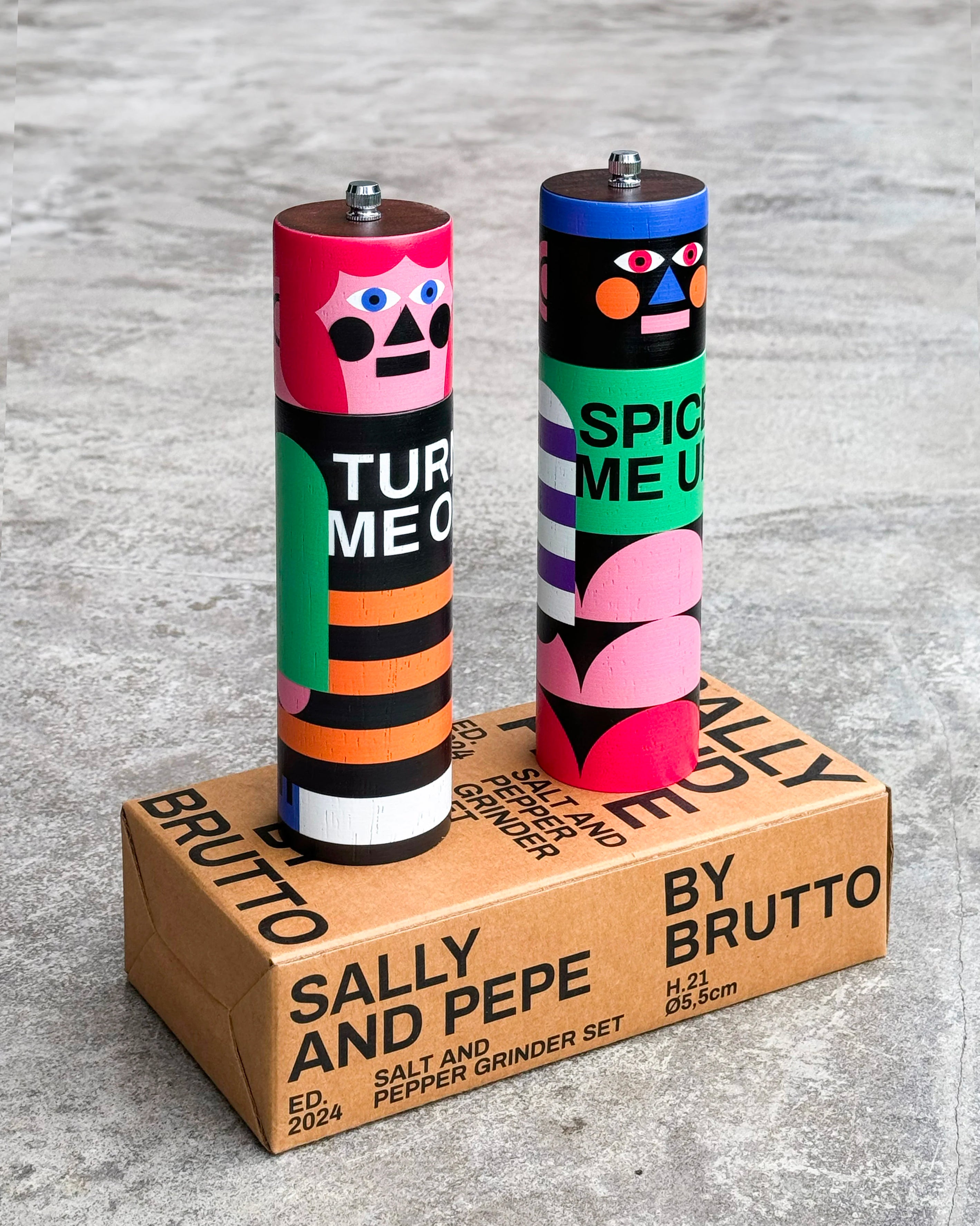 Sally and Pepe Grinders