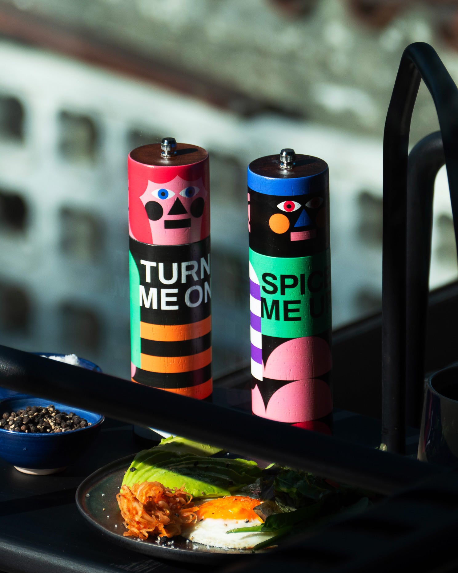 Sally and Pepe Grinders