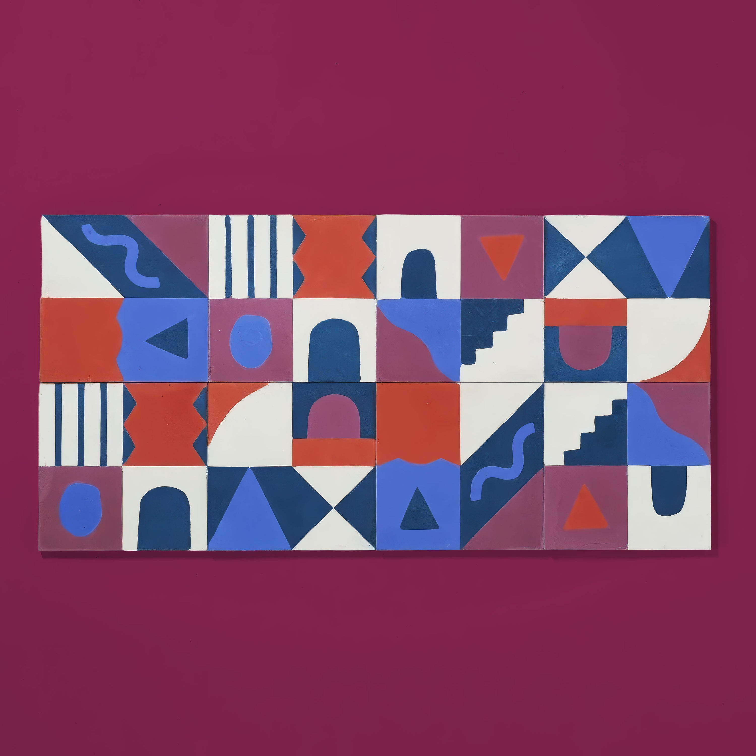 Damier Tiles by Claire Iglesias - César Bazaar