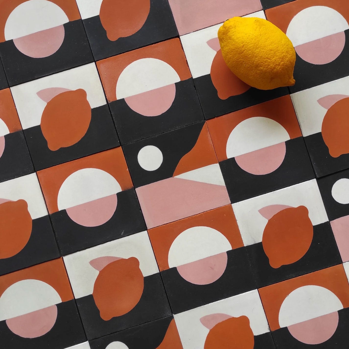 Lemons & Oranges Tiles by Fanny Liénart - César Bazaar