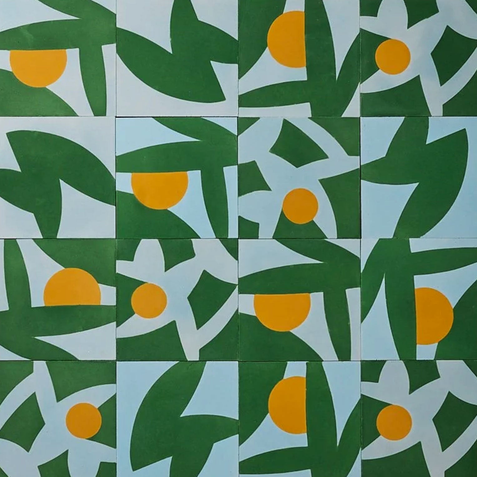 Lemons & Oranges Tiles by Fanny Liénart - César Bazaar