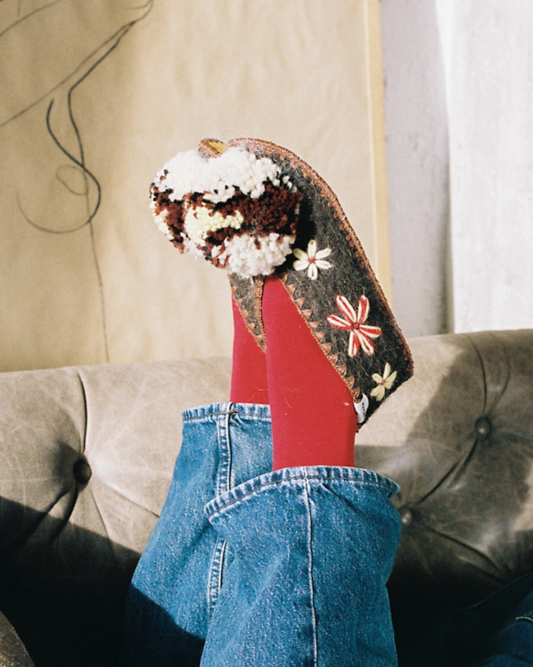 Greek Slippers by Give a Pon