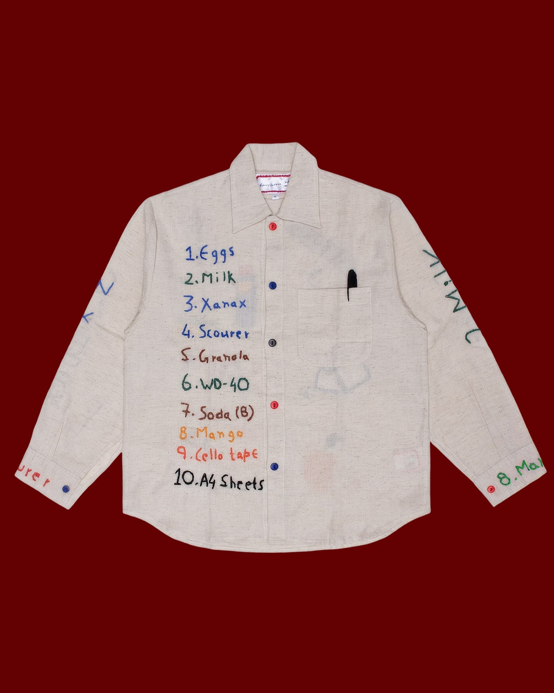 The Grocery List shirt by Fenmy Taxena
