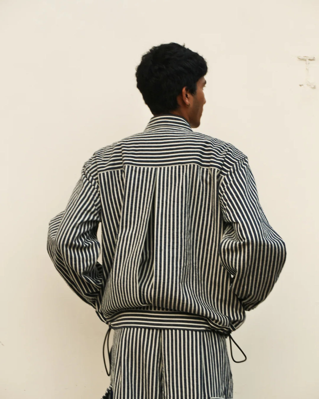 Fluted Slate Jacket and Trousers