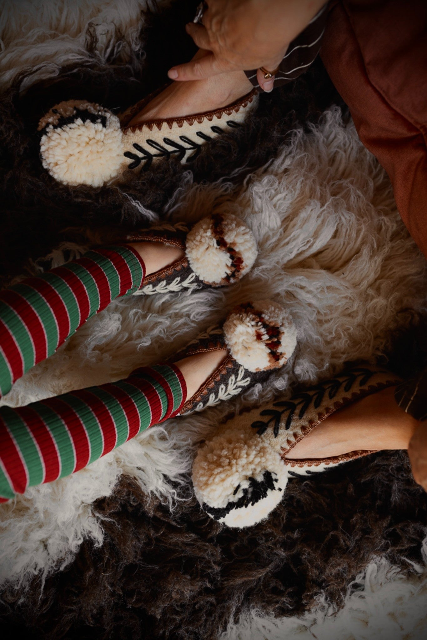 Children's Greek Slippers by Give a Pon
