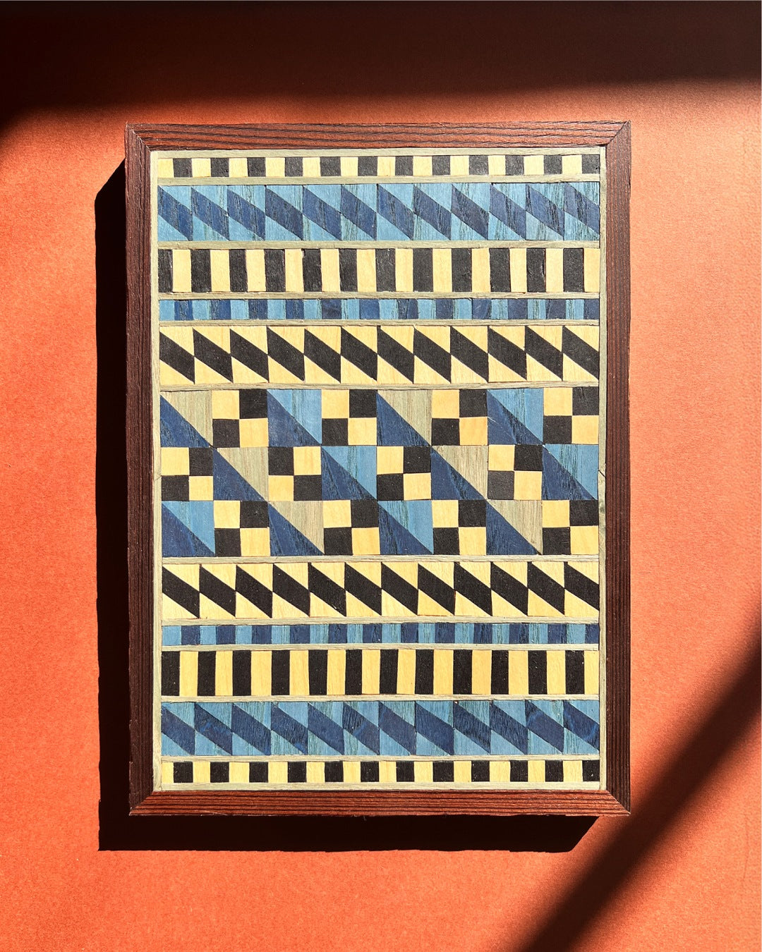 Marquetry quilts by Lou Taylor
