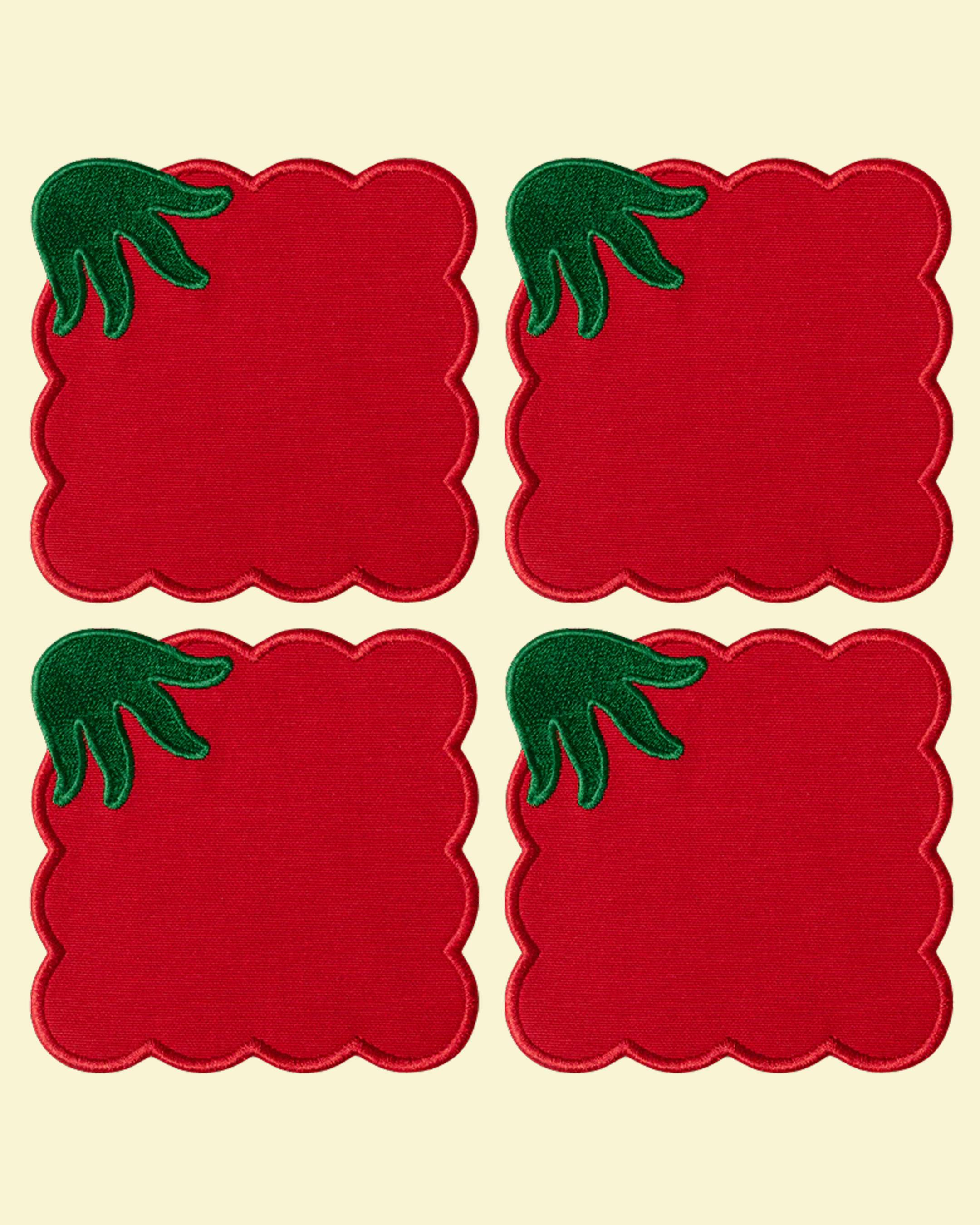 Fruit and Veg Coasters & Placemats by OCTAEVO