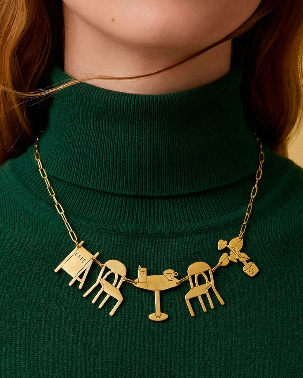 Outdoor Cafe Necklace