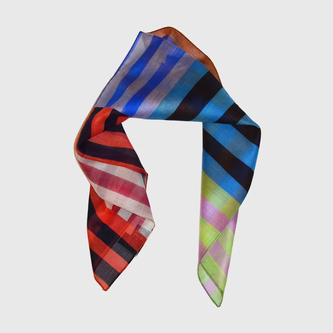 Striped mini foulard