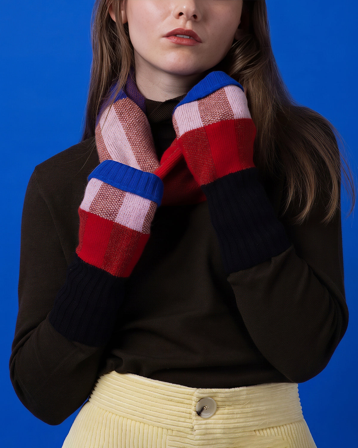 Colourblock Hand Warmers by Giannina Capitani
