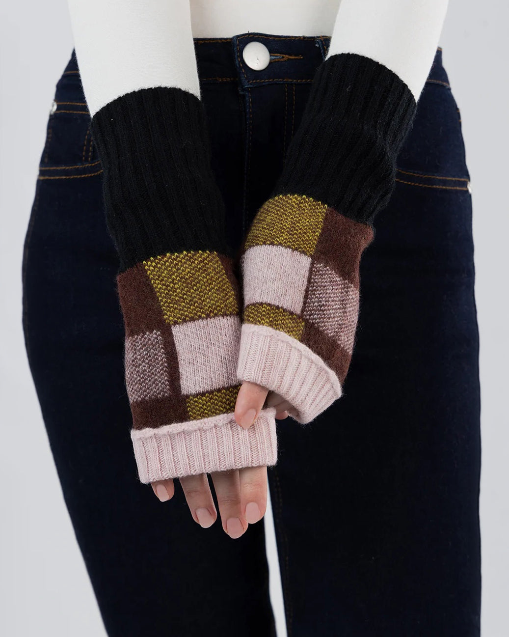 Colourblock Hand Warmers by Giannina Capitani