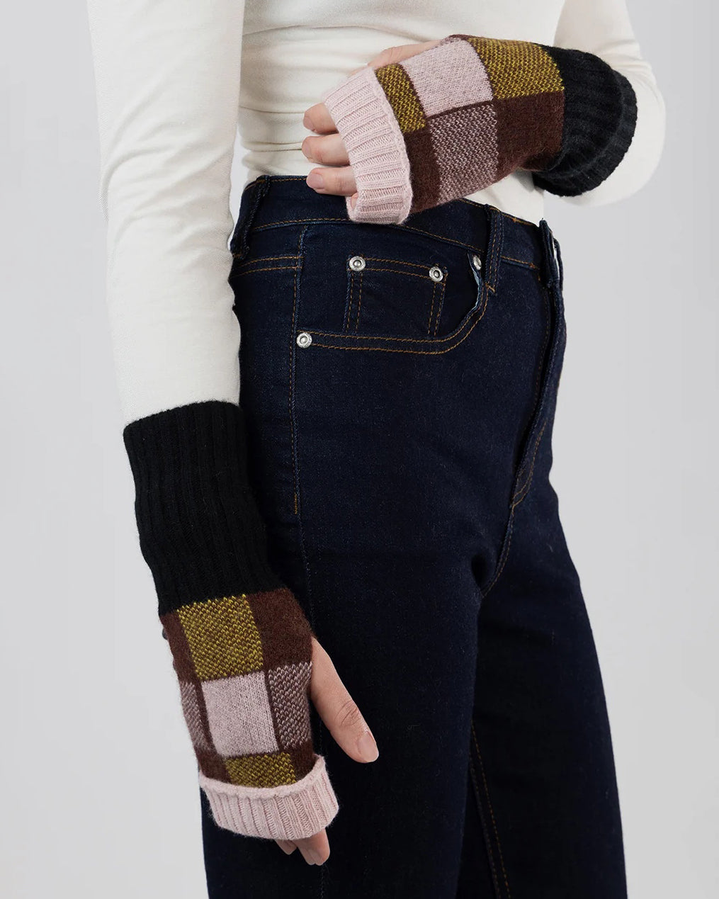 Colourblock Hand Warmers by Giannina Capitani