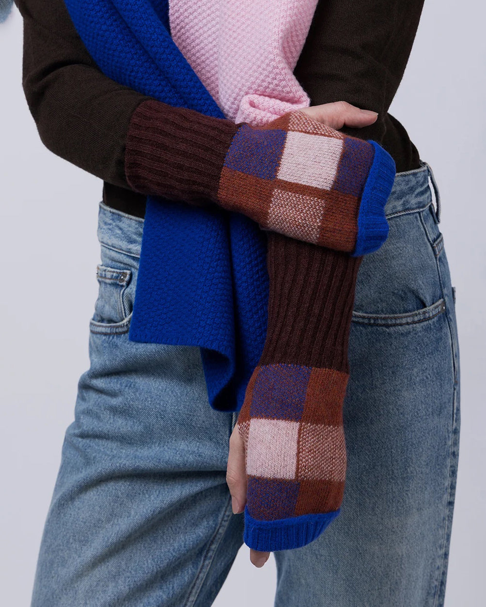 Colourblock Hand Warmers by Giannina Capitani