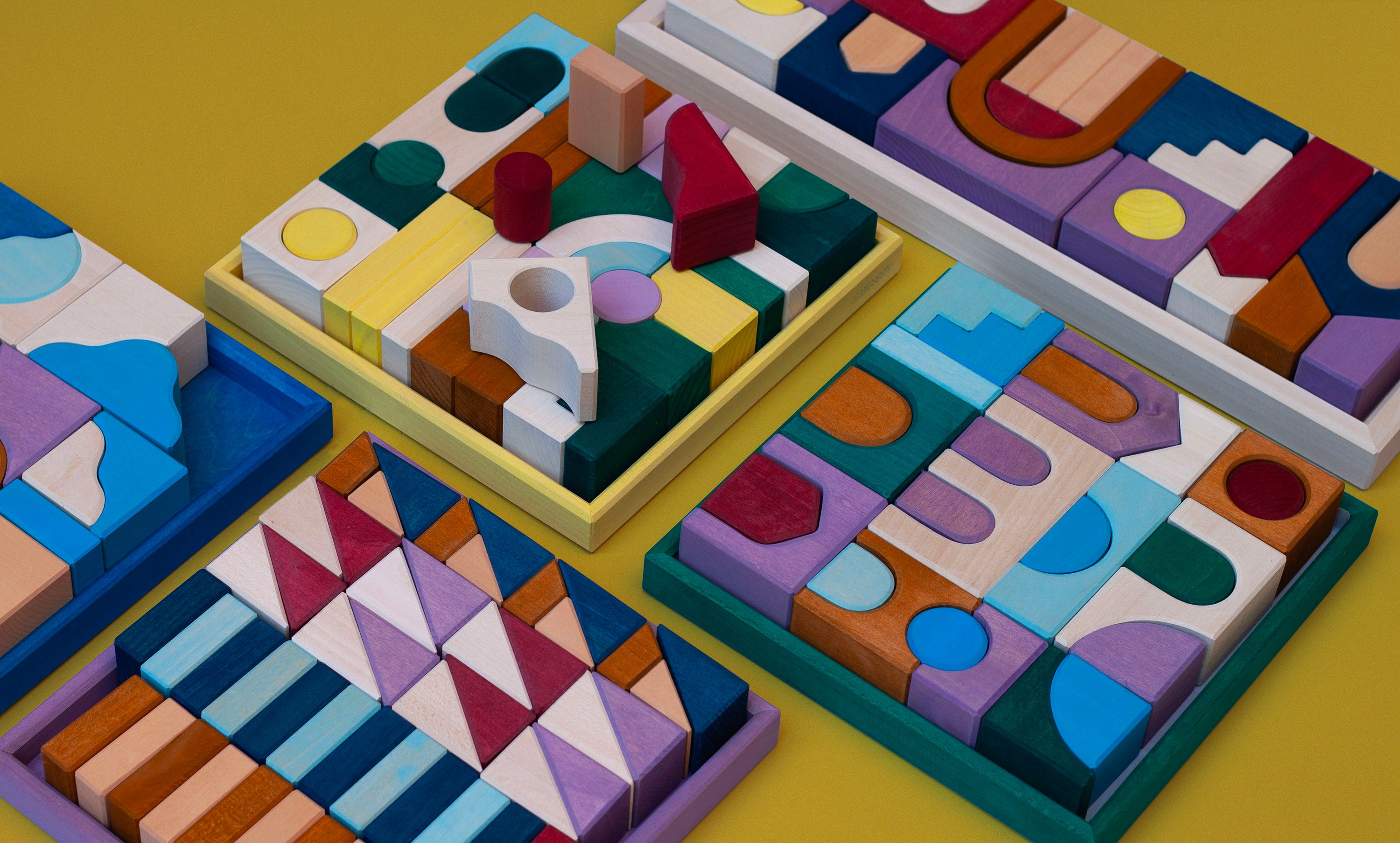 Rythm Building Set by Grimms