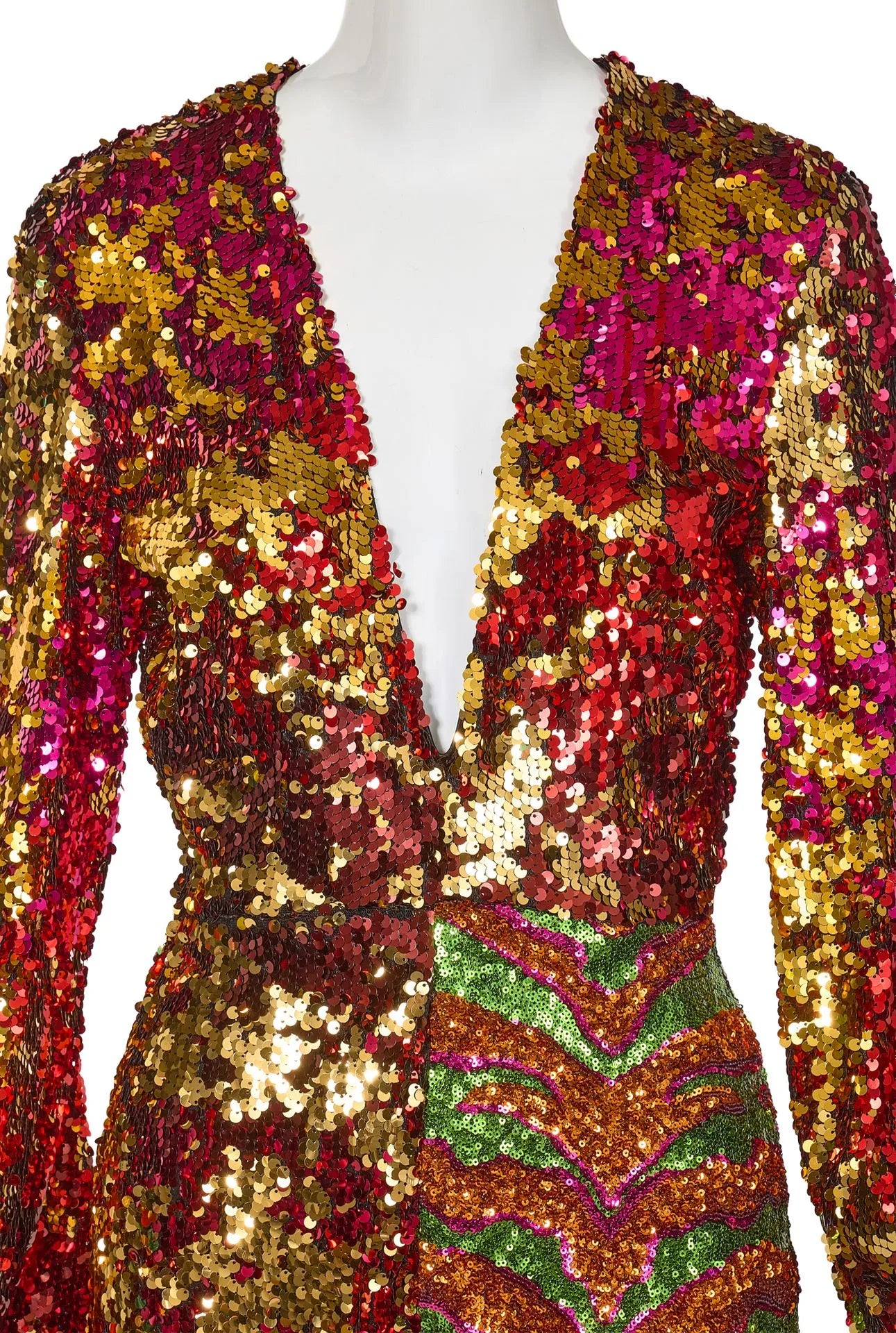 Michael Halpern's Sequined Jumpsuit by Drouot
