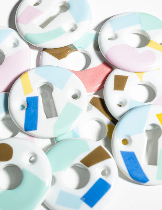 Collage Door Handles by Fanny Menoret - Hello Jacques