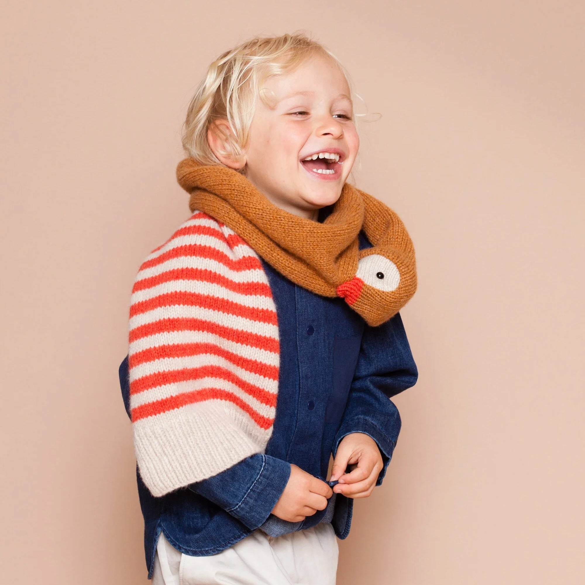 Animal kid scarves