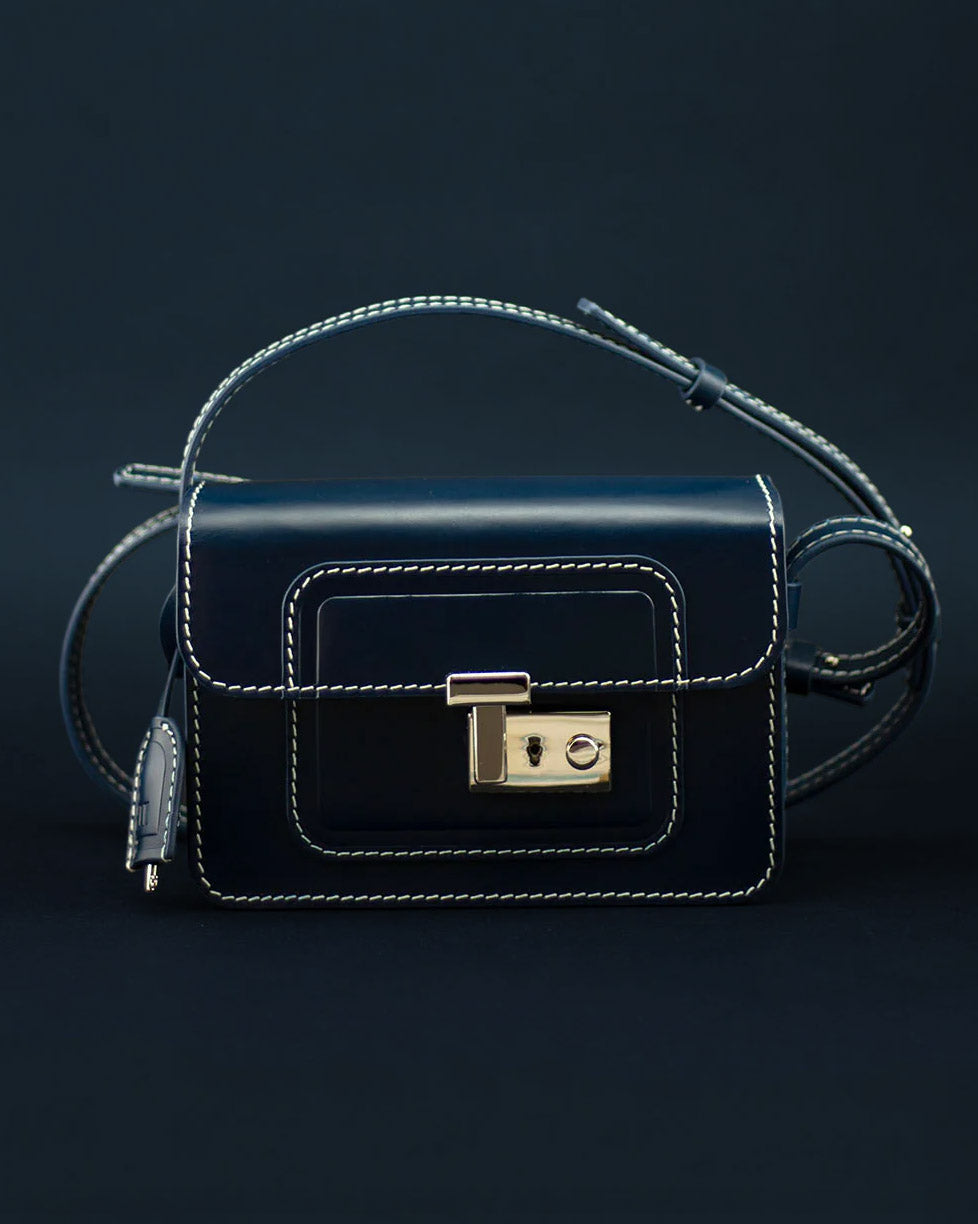 Contrast Stitch Agnès Bag