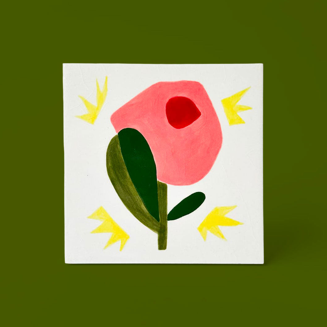 Bloom Handpainted Tiles by Jun Objects
