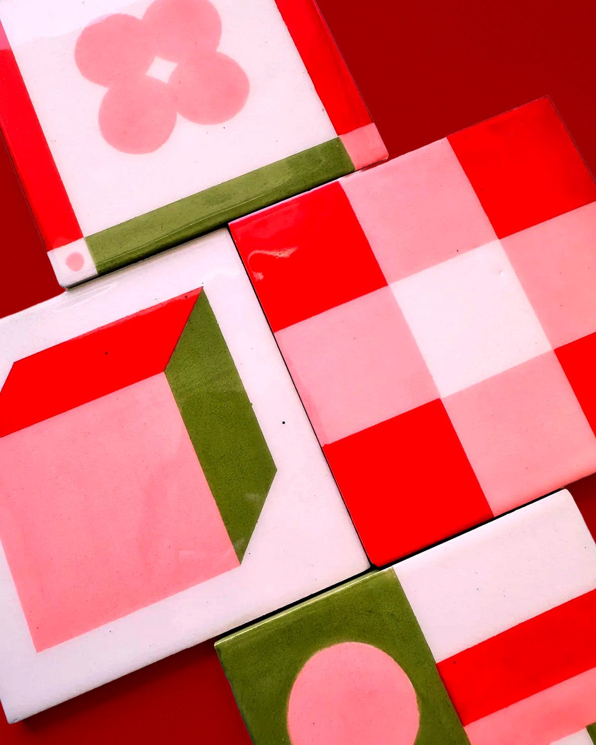 Abstract Coasters Set by Jun Objects