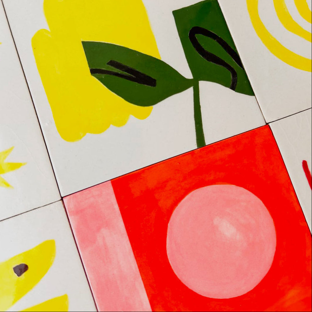 Abstract Geometric Tiles by Jun Objects