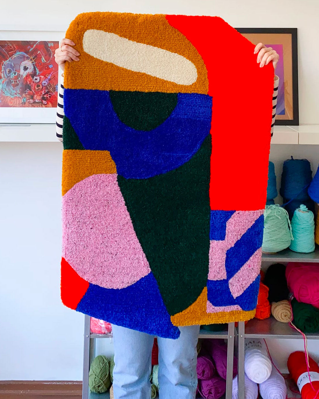 Abstract hand-tuffed Rugs by Jun Objects