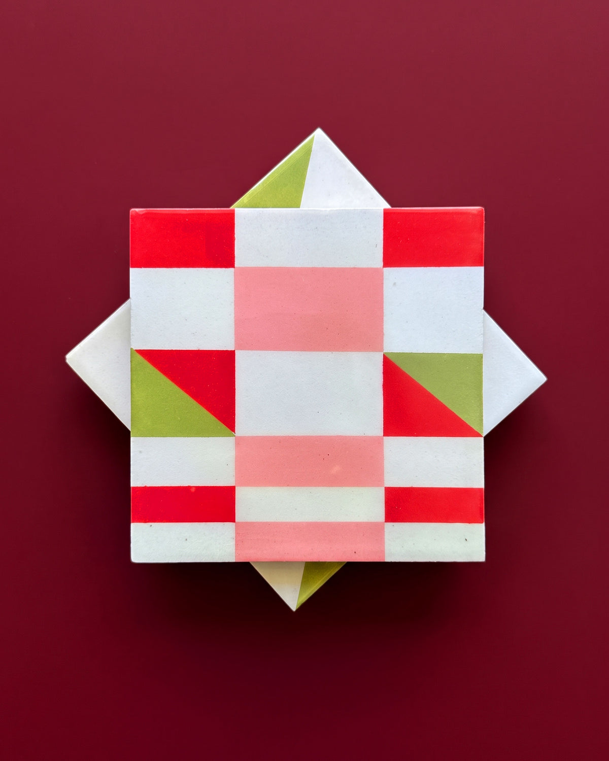 Crosslines Coasters Set by Jun Objects