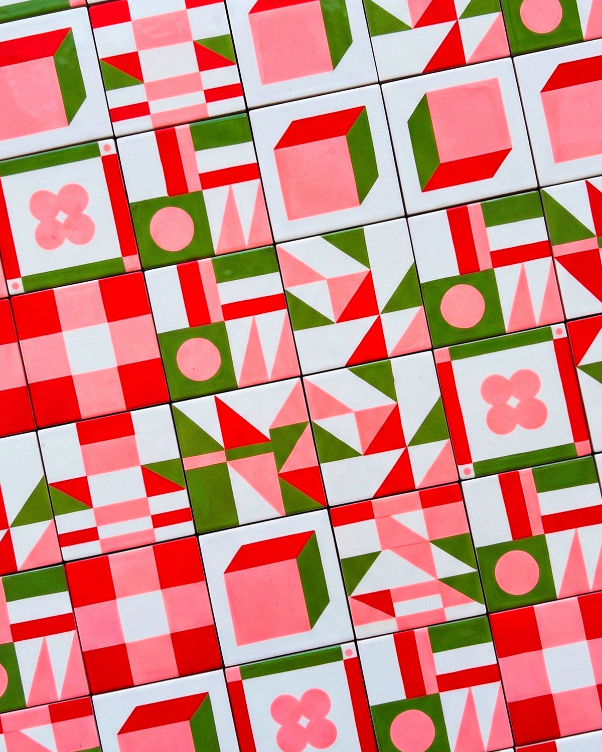 Crosslines Coasters Set by Jun Objects