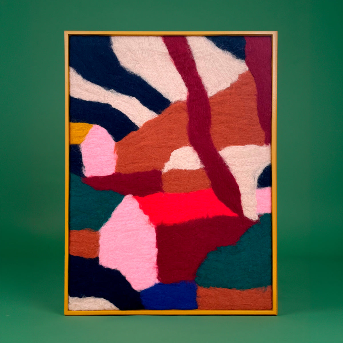 Forest House Wool Artwork by Any Way The Wind Blows