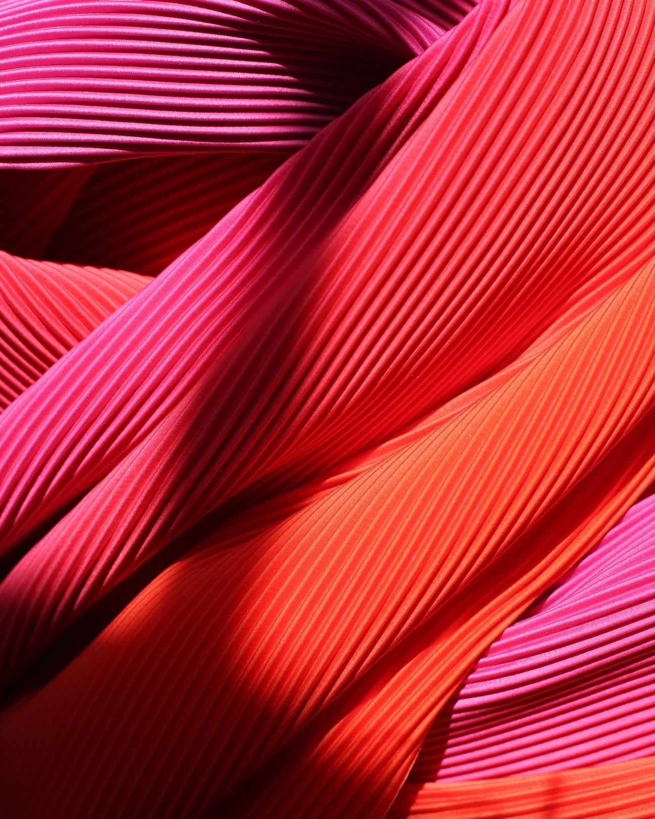 The Gradient Pleat Dress by Kitty Joseph