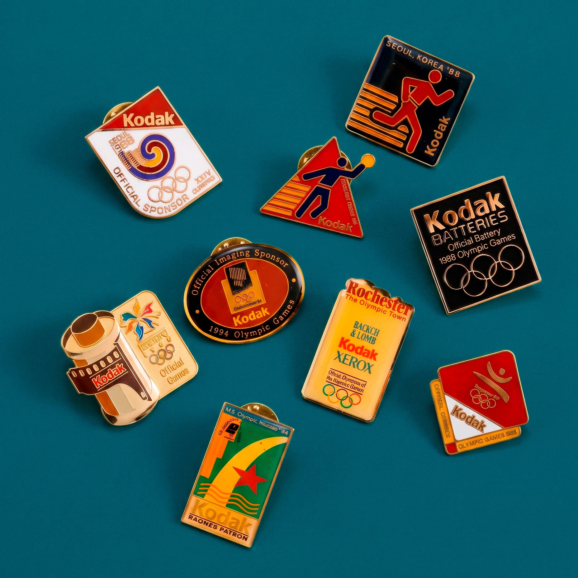 Vintage Kodak Enamel Pins by Retrospekt