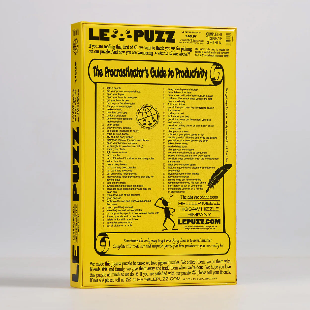 HELP! Puzzle by Le Puzz