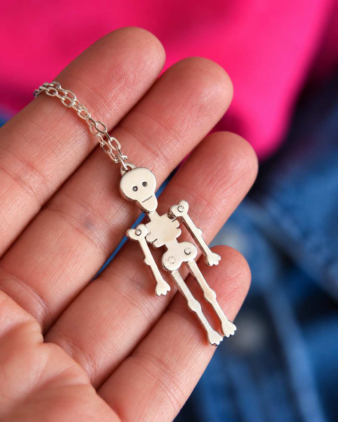 Skeleton Necklace by RockCakes