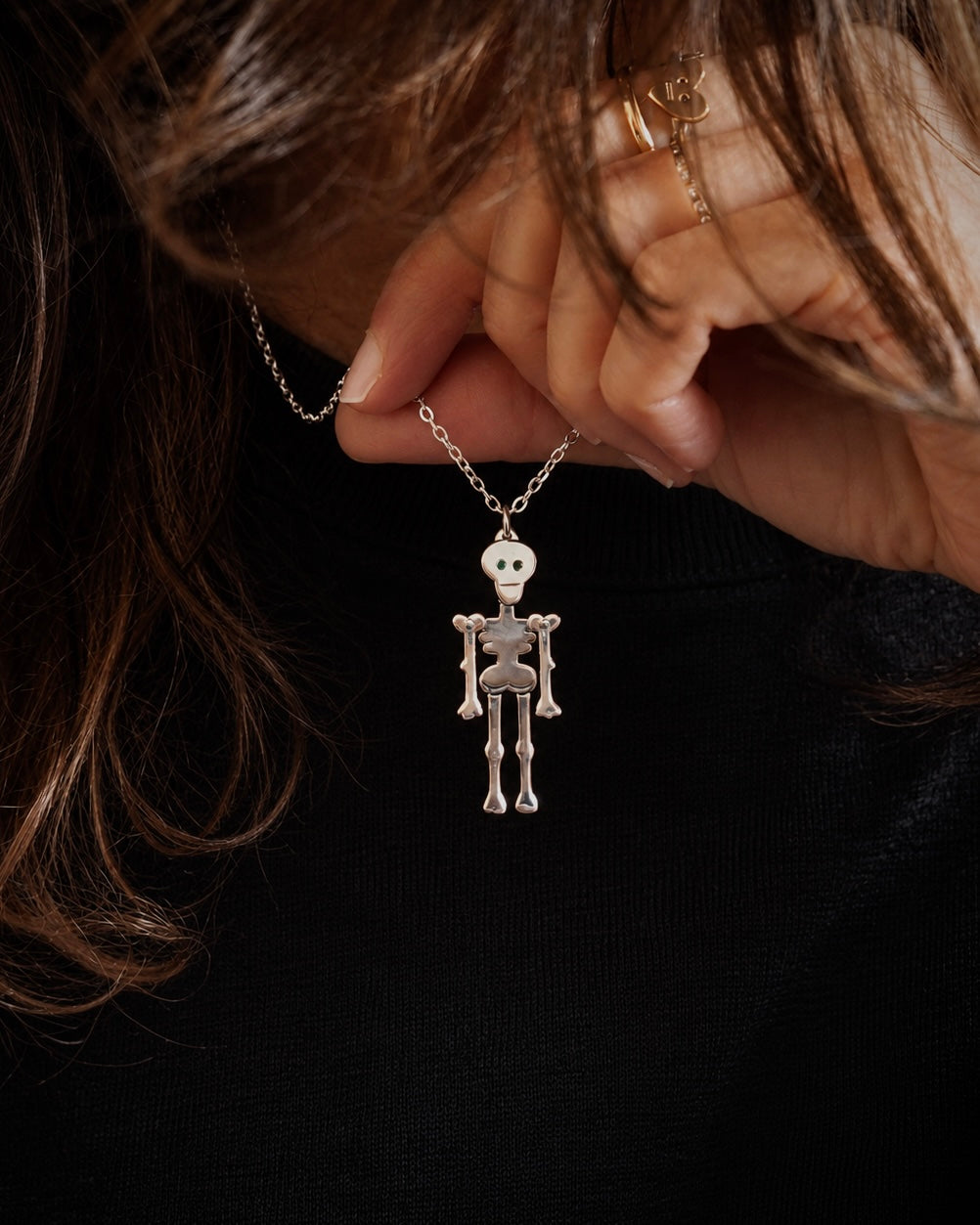 Skeleton Necklace by RockCakes