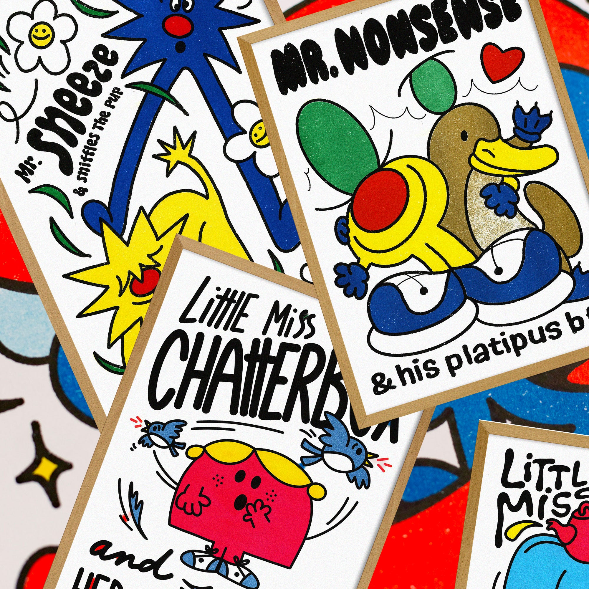 Mr Men & Little Miss prints