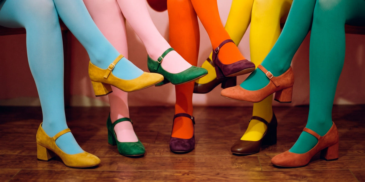 Solid Colour Tights by Margot