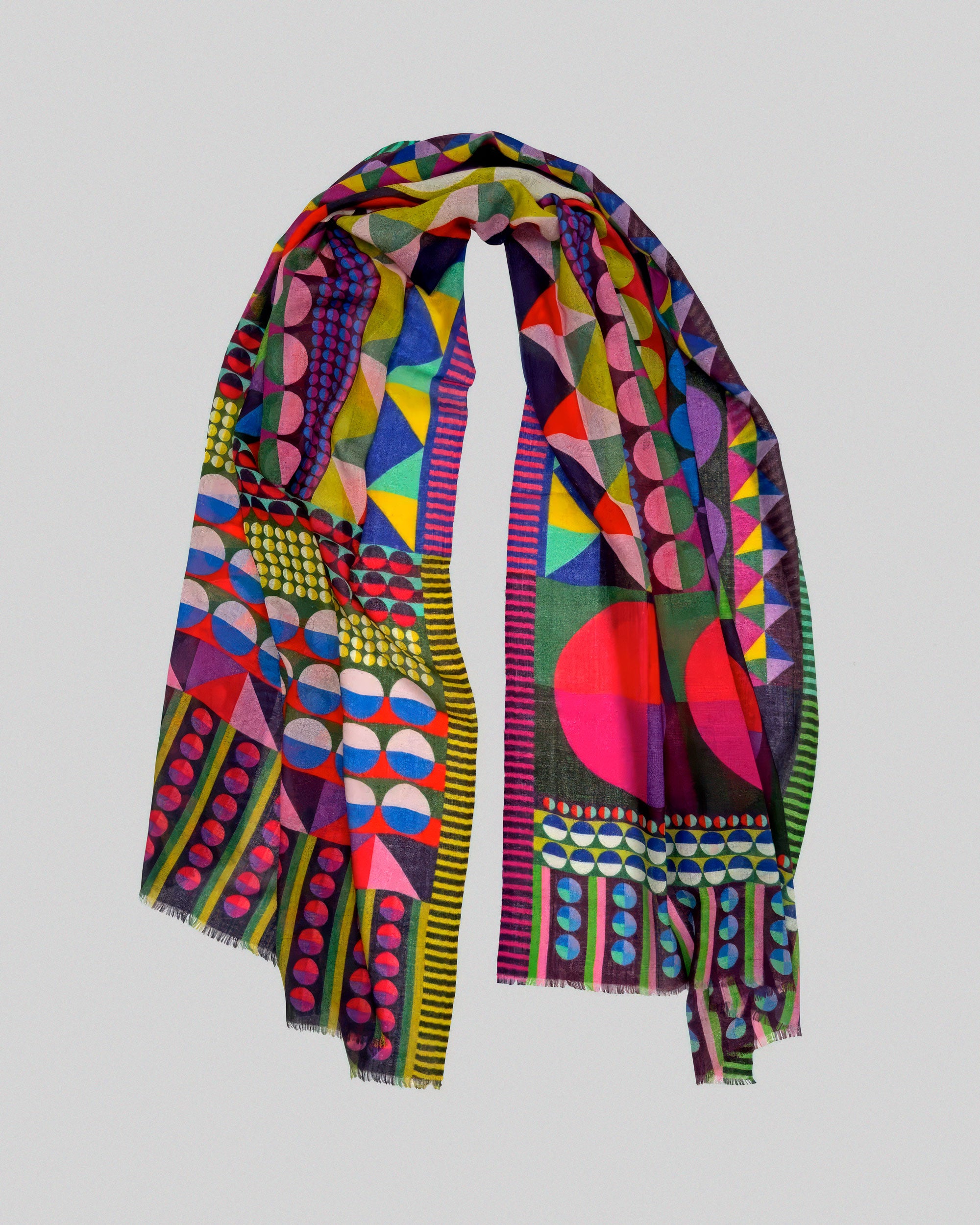 Score Lightweight Wool Scarf by Margo Selby