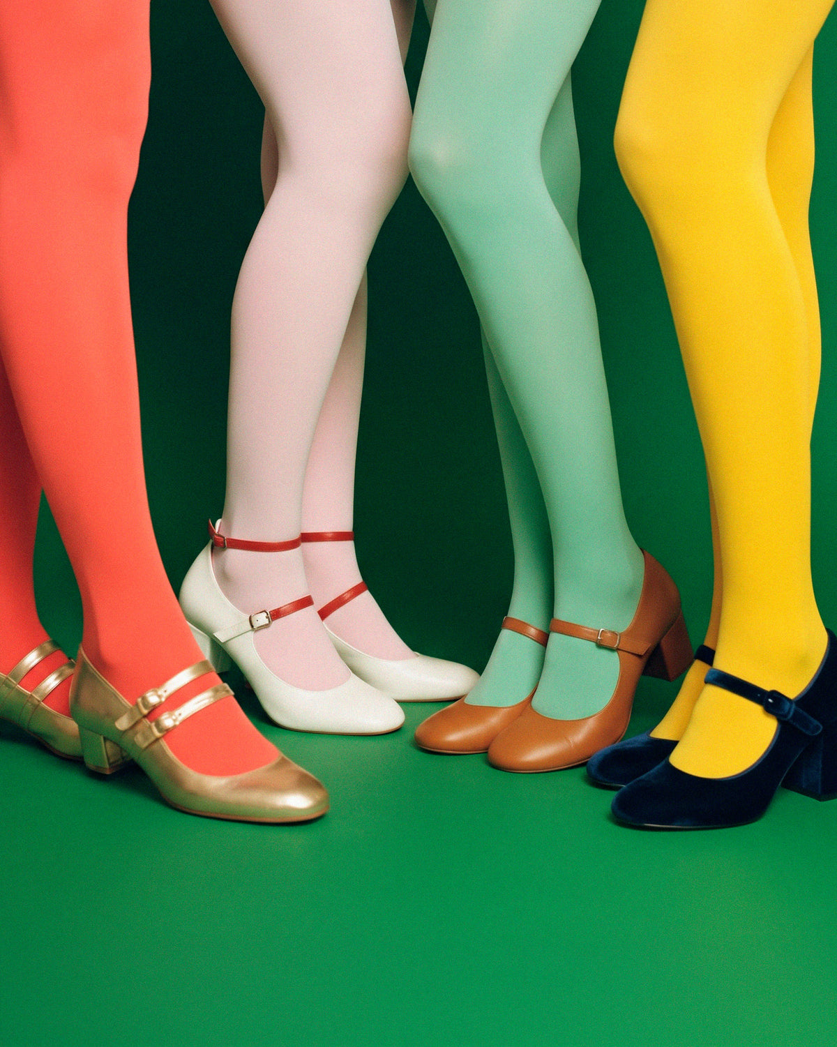 Solid Colour Tights by Margot