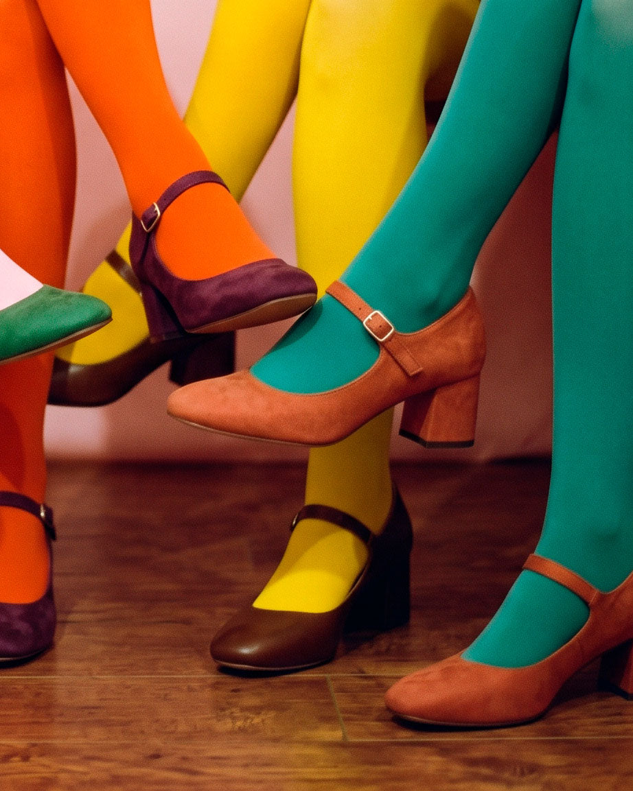 Solid Colour Tights by Margot